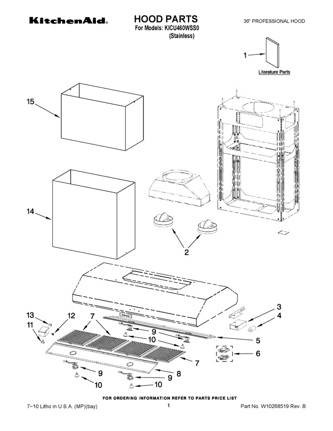 Diagram for KICU460WSS0