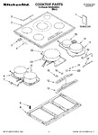Diagram for 01 - Cooktop Parts