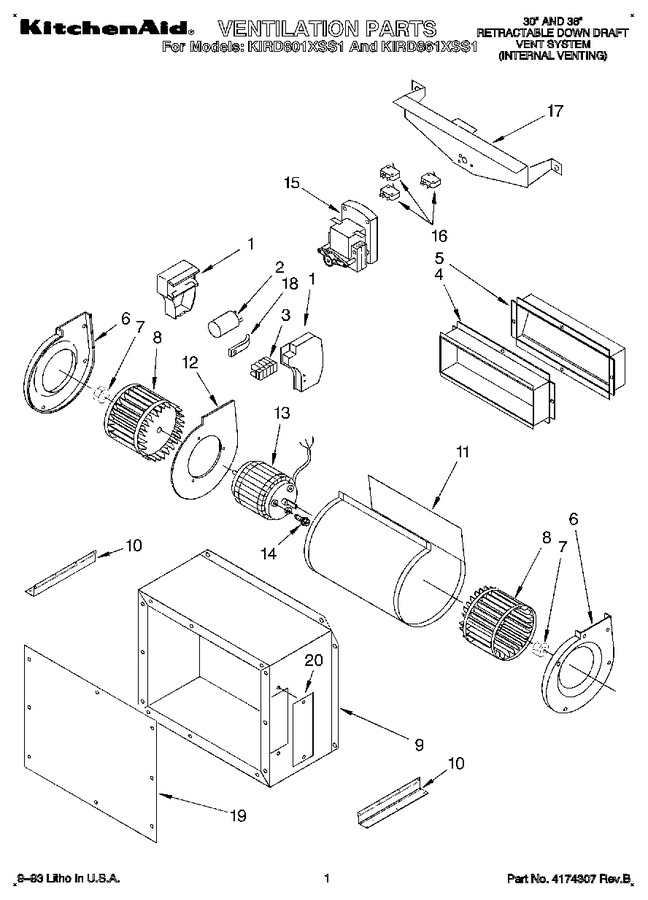 Diagram for KIRD801XSS1