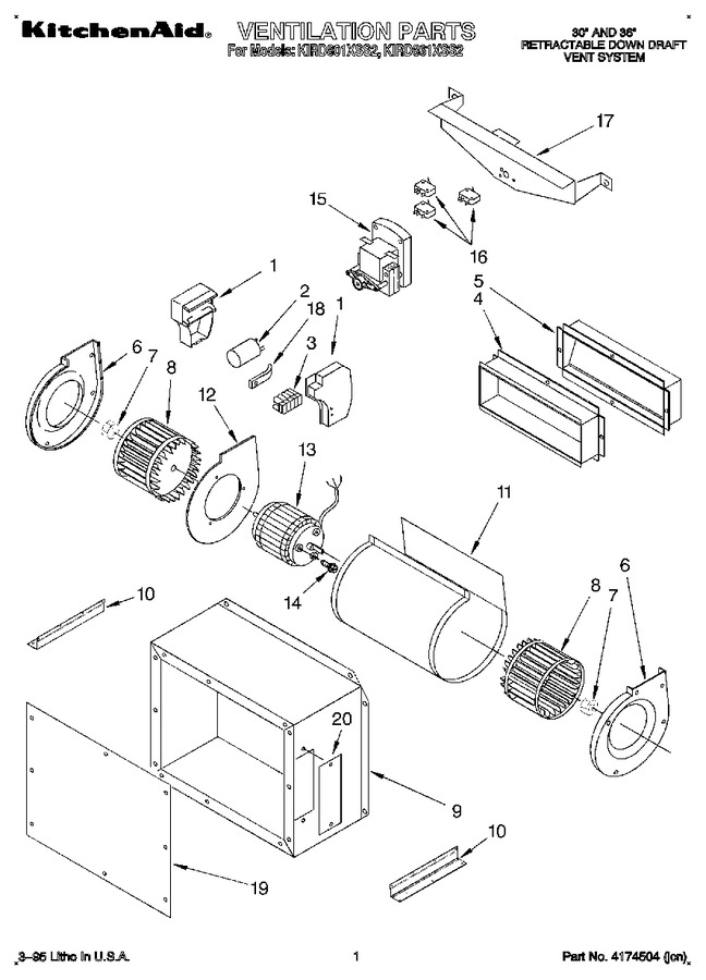 Diagram for KIRD801XSS2