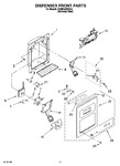 Diagram for 08 - Dispenser Front Parts