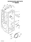 Diagram for 02 - Refrigerator Liner Parts