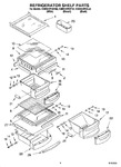 Diagram for 03 - Refrigerator Shelf Parts
