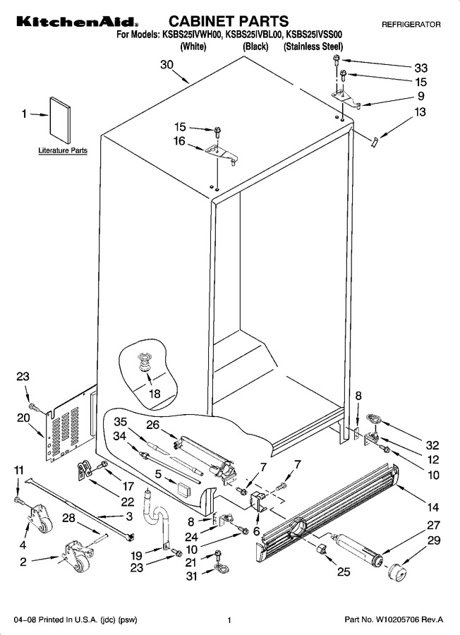 Diagram for KSBS25IVBL00