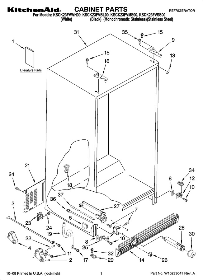 Diagram for KSCK23FVBL00