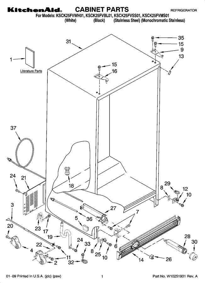 Diagram for KSCK25FVWH01