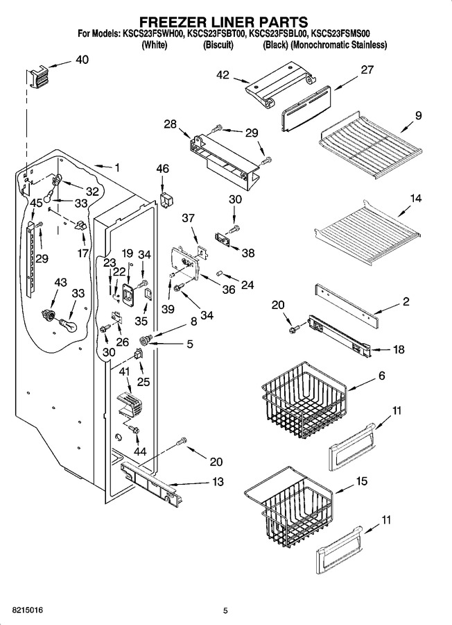 Diagram for KSCS23FSWH00