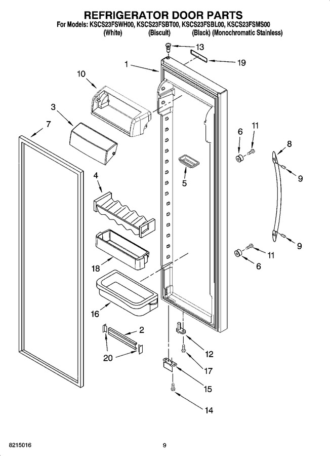 Diagram for KSCS23FSWH00