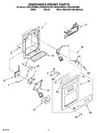 Diagram for 08 - Dispenser Front Parts