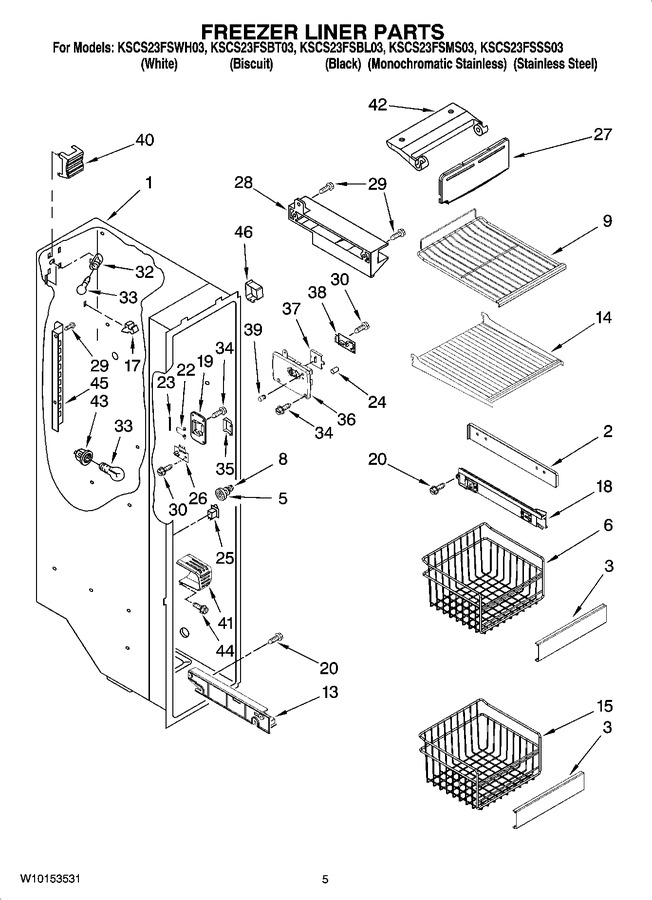 Diagram for KSCS23FSWH03
