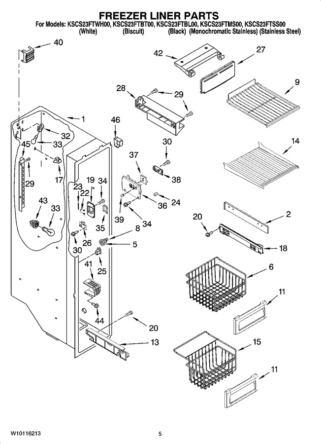 Diagram for KSCS23FTWH00
