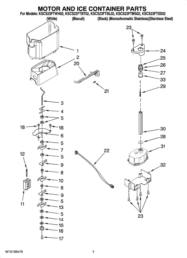 Diagram for KSCS23FTWH02