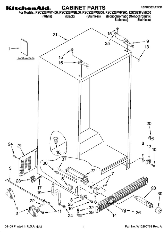 Diagram for KSCS23FVBL00