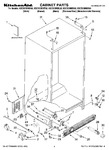 Diagram for 01 - Cabinet Parts