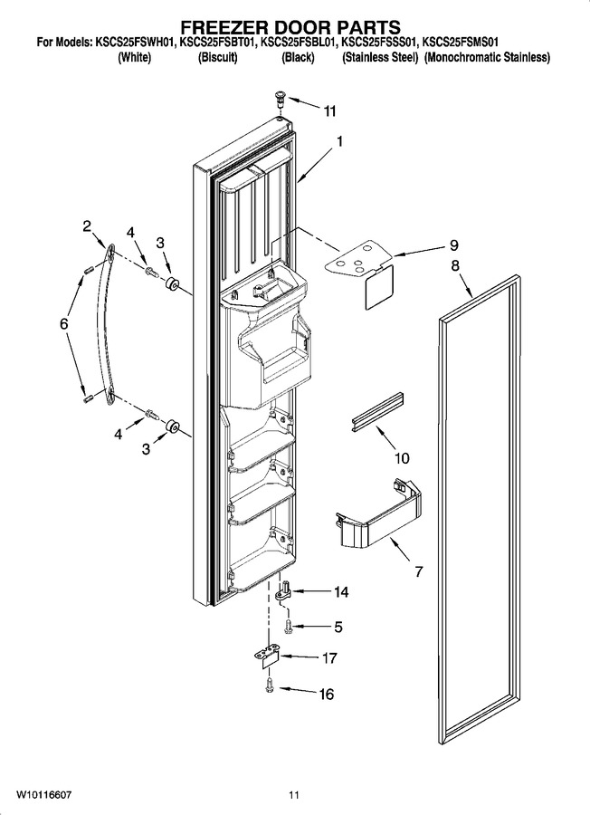Diagram for KSCS25FSWH01