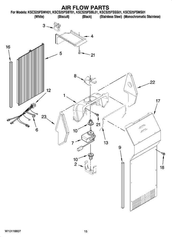 Diagram for KSCS25FSWH01