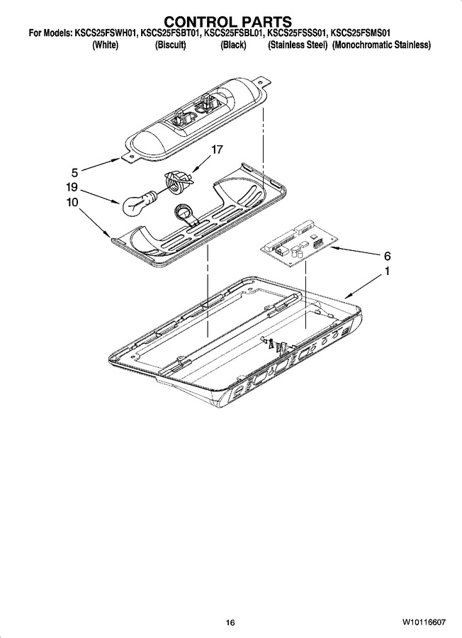 Diagram for KSCS25FSWH01