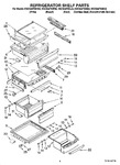 Diagram for 03 - Refrigerator Shelf Parts