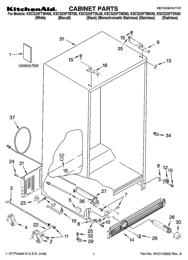 Diagram for KSCS25FTBL00