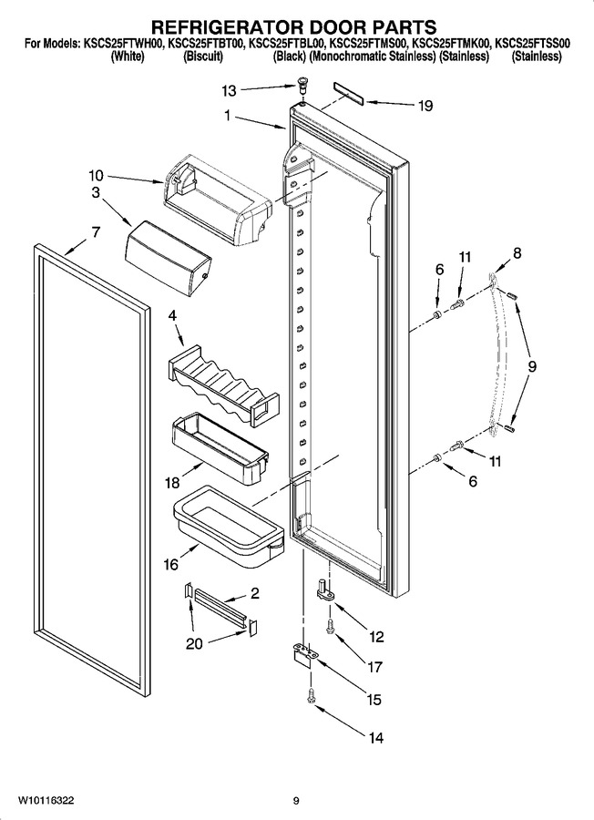Diagram for KSCS25FTWH00