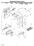 Diagram for 08 - Dispenser Front Parts