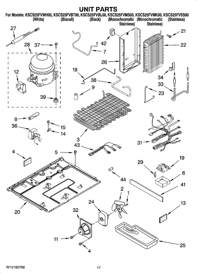 Diagram for KSCS25FVBL00