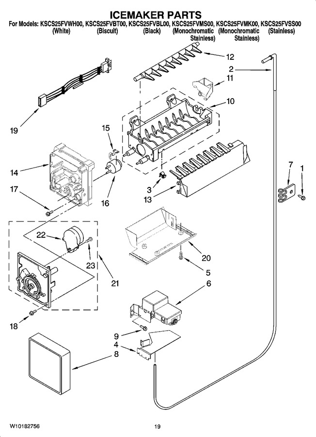 Diagram for KSCS25FVMK00