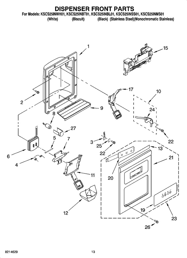 Diagram for KSCS25INWH01
