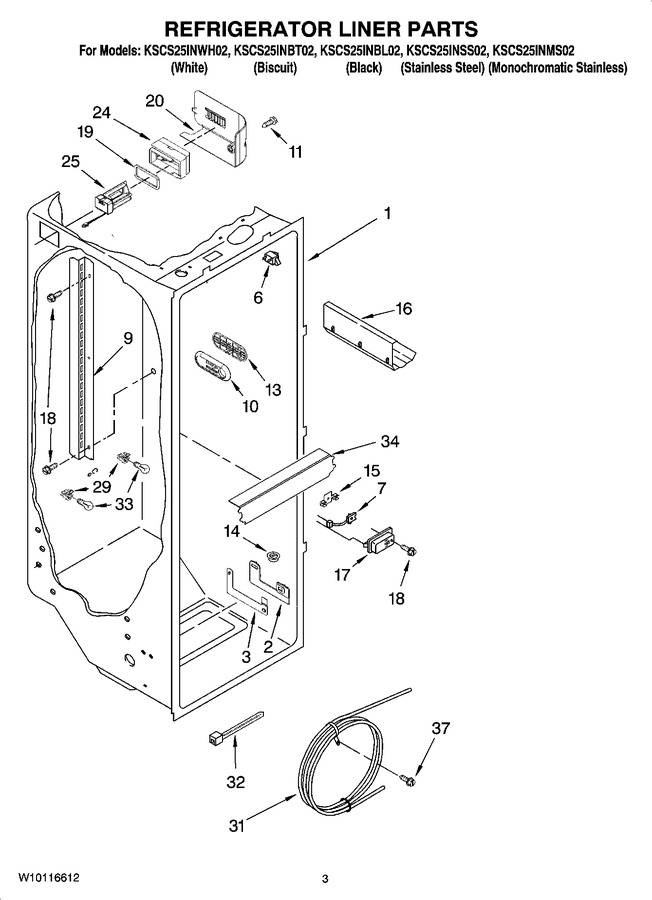 Diagram for KSCS25INWH02