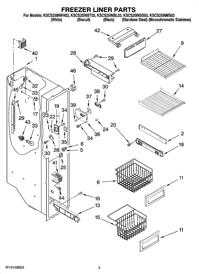 Diagram for KSCS25INWH03