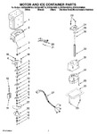 Diagram for 05 - Motor And Ice Container Parts