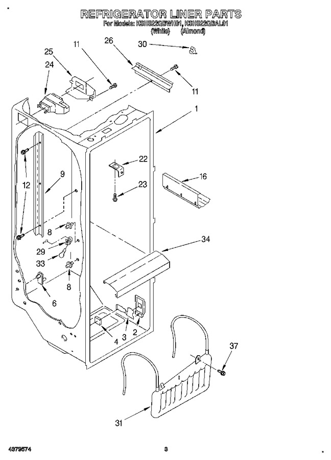 Diagram for KSHS22QBWH01