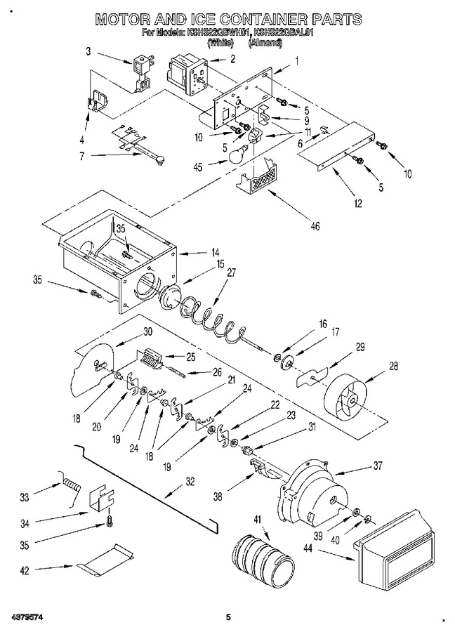 Diagram for KSHS22QBWH01