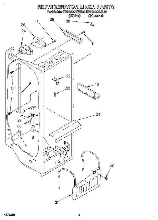 Diagram for KSPS22QBWH00