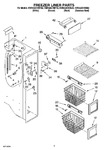Diagram for 04 - Freezer Liner Parts