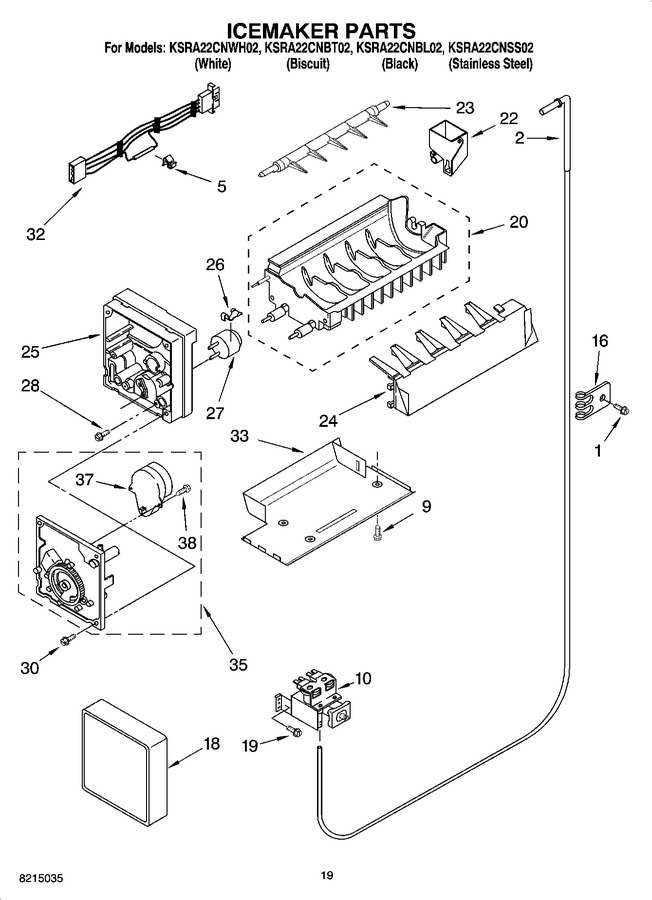Diagram for KSRA22CNBT02