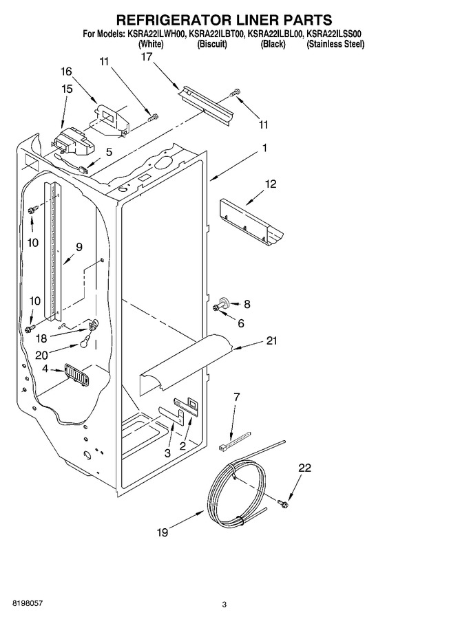 Diagram for KSRA22ILWH00