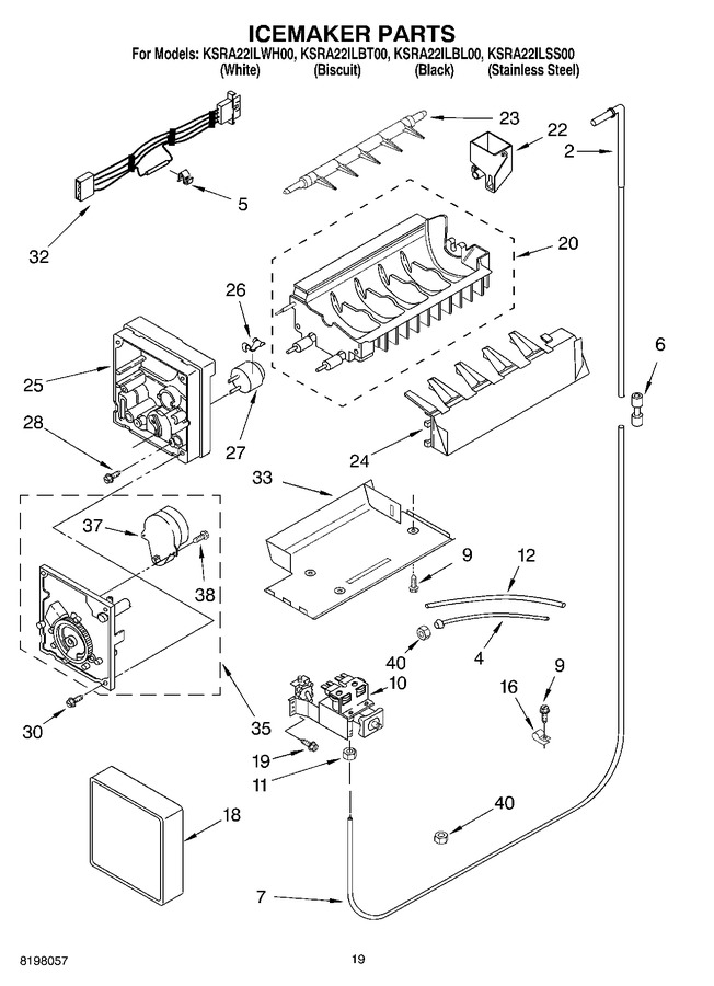 Diagram for KSRA22ILWH00