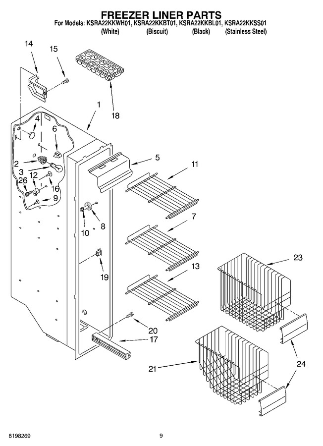 Diagram for KSRA22KKSS01