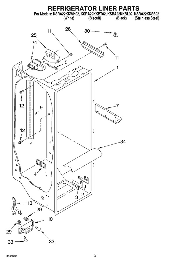 Diagram for KSRA22KKBT02