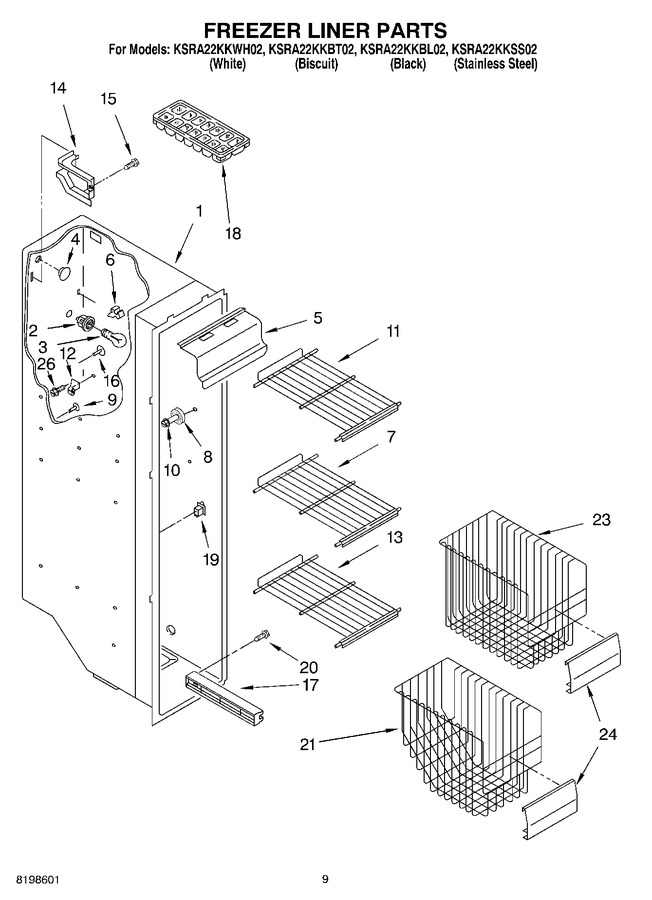 Diagram for KSRA22KKBT02