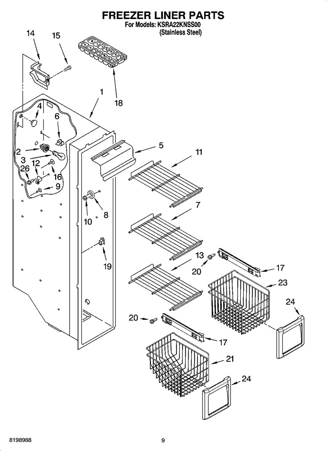 Diagram for KSRA22KNSS00