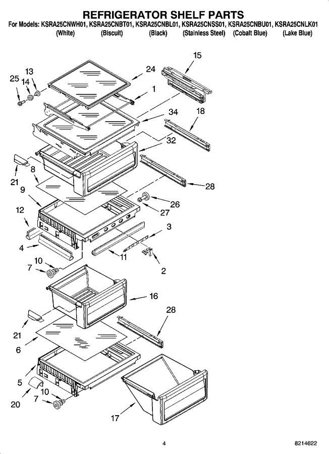 Diagram for KSRA25CNWH01