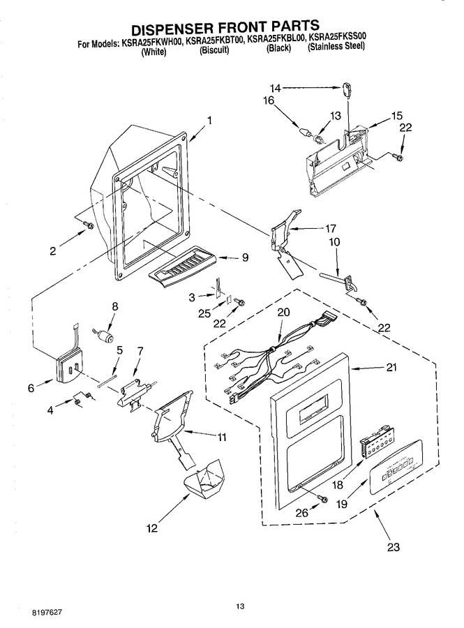 Diagram for KSRA25FKWH00