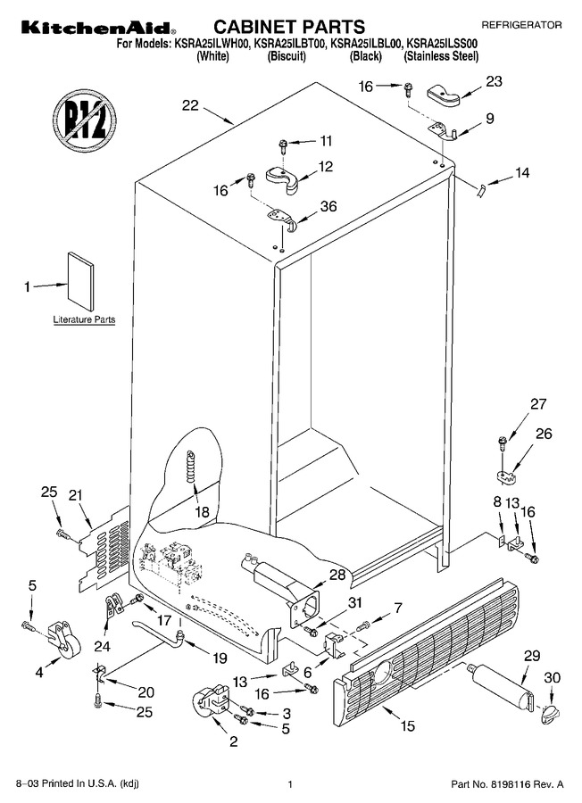 Diagram for KSRA25ILBL00