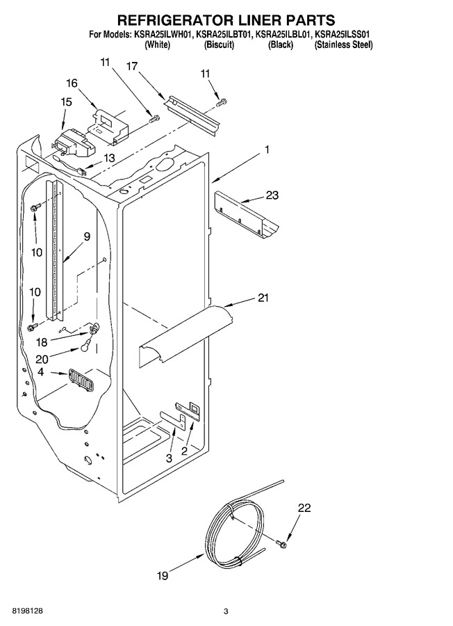Diagram for KSRA25ILBL01