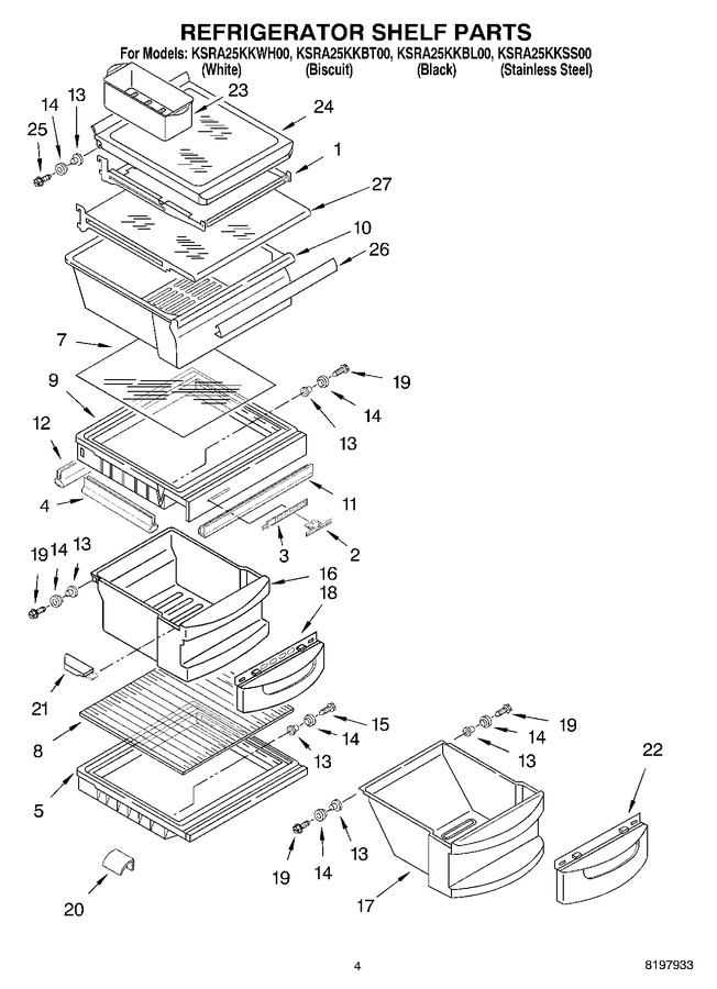 Diagram for KSRA25KKBL00