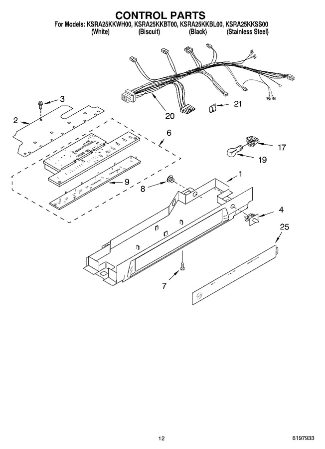 Diagram for KSRA25KKBL00