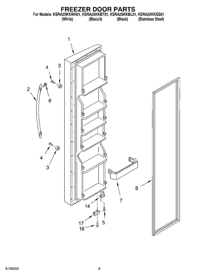 Diagram for KSRA25KKSS01