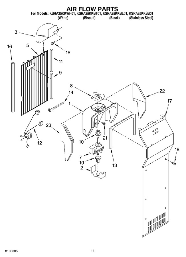 Diagram for KSRA25KKSS01